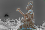 In praise of the Tian Tan Buddha - Photograph by H. David Stein